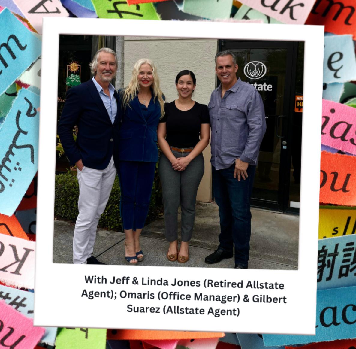 Jeff & Linda Jones, Omaris y Gilbert Suarez